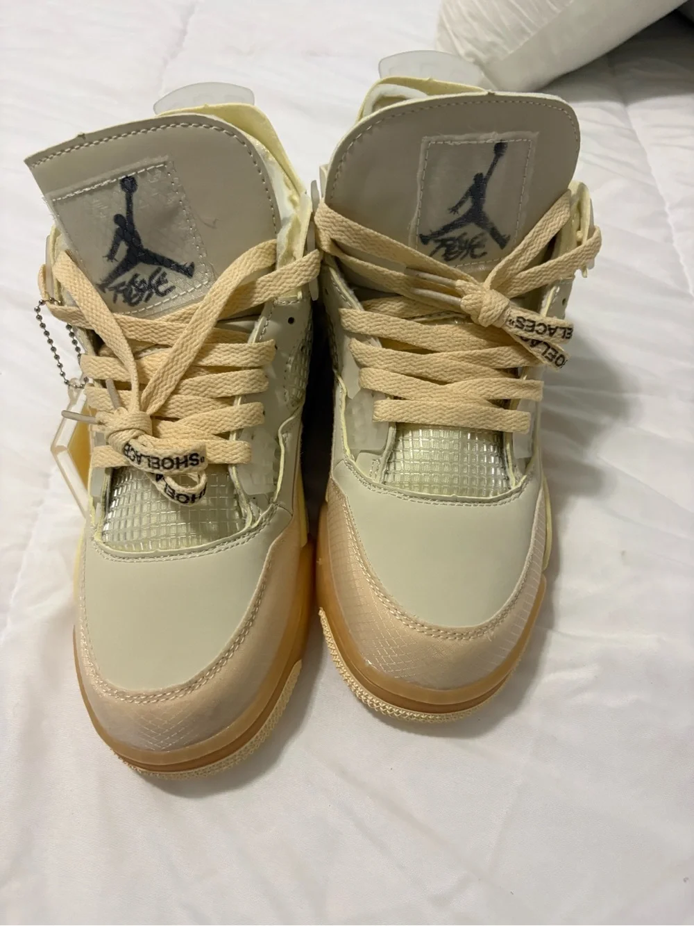 Nike Women's Cream and Gum Lightweight 'Air' Sneaker